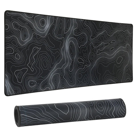 Tapis de Souris XXL Topographic Lines Setup Gaming