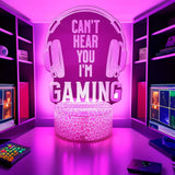 Lamp LED Casque Can't Hear You