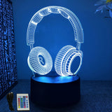 Lampe LED Casque Setup Gaming
