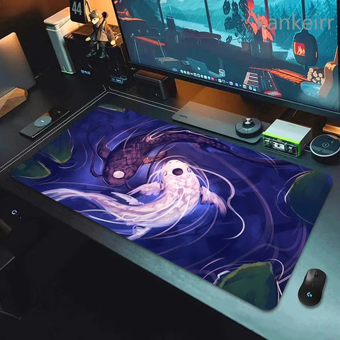 Tapis de souris Yin Yang Koi