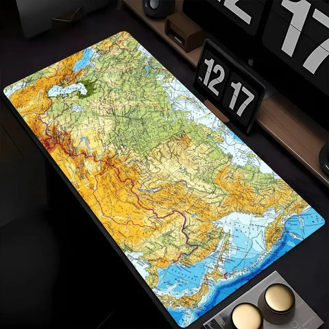 Tapis de souris carte du monde