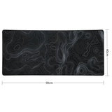 Tapis de Souris XXL Topographic Lines Setup Gaming