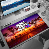 GTA 6 Mause Pad Gaming Mat Pc Gamer Xxl Mouse Pad 900x400 Desktops Diy Gaming Computer Desk Accessories Office Mousepad Mats Setup Gaming