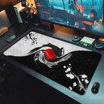 Tapis de Souris Koi Soleil Rouge