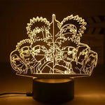 Lampe LED Naruto Team
