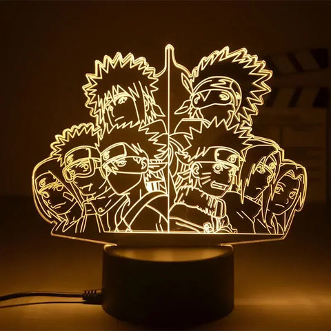 Lampe LED Naruto Team
